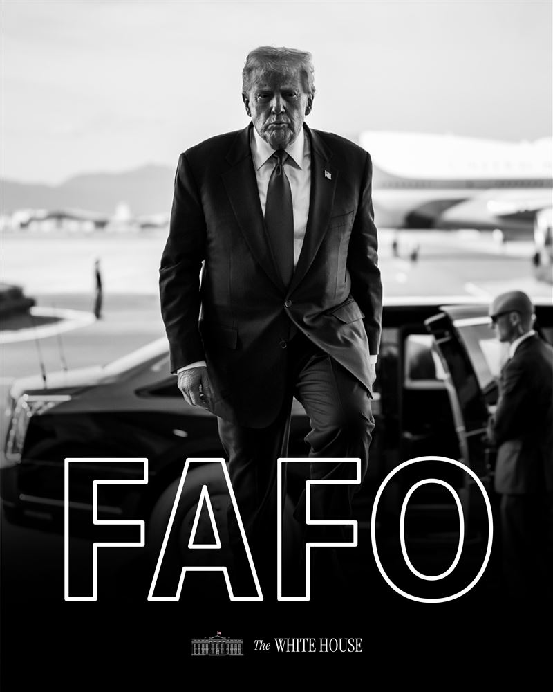 台灣新聞通訊社-才活逮馬杜洛！白宮突PO「1照片」疑警告中國　嗆聲：敢挑釁試試看