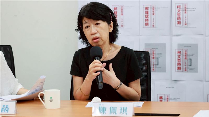 台灣新聞通訊社-民眾黨鼓勵參選2026!陳佩琪嘆「實在無力承擔」:若需站台助選義不容辭