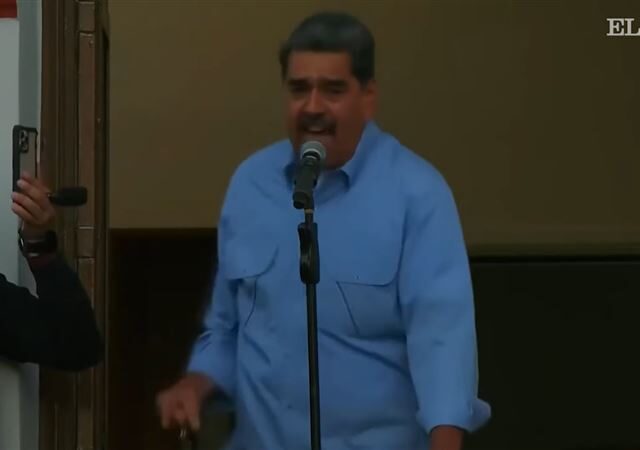 台灣新聞通訊社-誤會大了！馬杜洛對美嗆聲惹禍？　影片還原真相：是勝選後對政敵叫囂