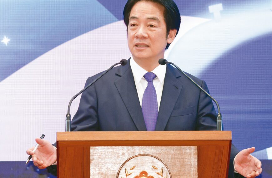 台灣新聞通訊社-【重磅快評】賴清德複製團結10講？忘了王世堅說國事如麻