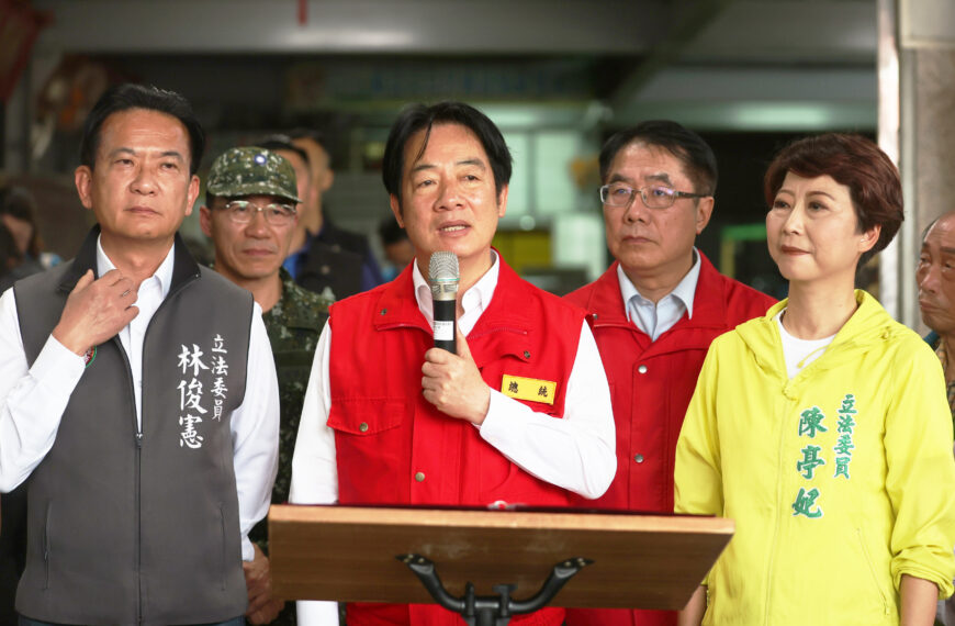 台灣新聞通訊社-綠台南市長初選 沈政男預測:陳亭妃會贏5個百分點