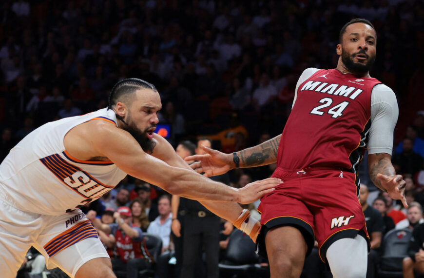 台灣新聞通訊社-NBA／太陽「惡棍」技犯遙遙領先！關鍵時刻惡犯不敵熱火