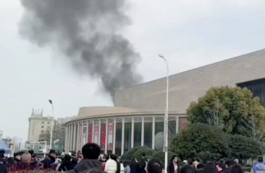 台灣新聞通訊社-湖北美術館火災 網熱議「陰謀論」：避免被追查藏品