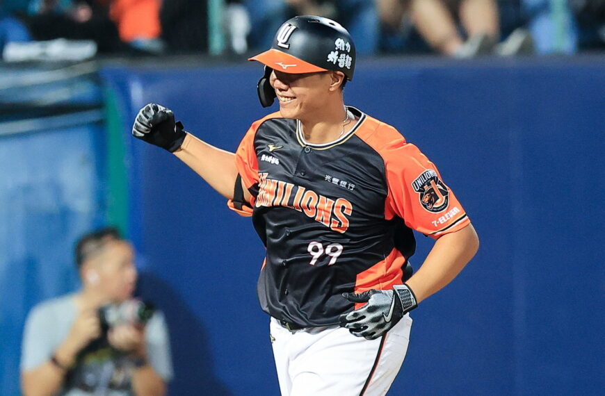 台灣新聞通訊社-棒球／林益全「5割男」虐菜太閃耀 妻子MVP應援舞添話題