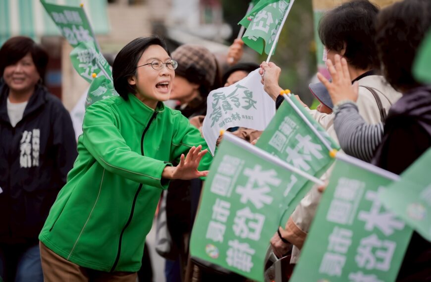 台灣新聞通訊社-高雄市長初選前最後衝刺 林岱樺強調「愛高雄、不會退黨」