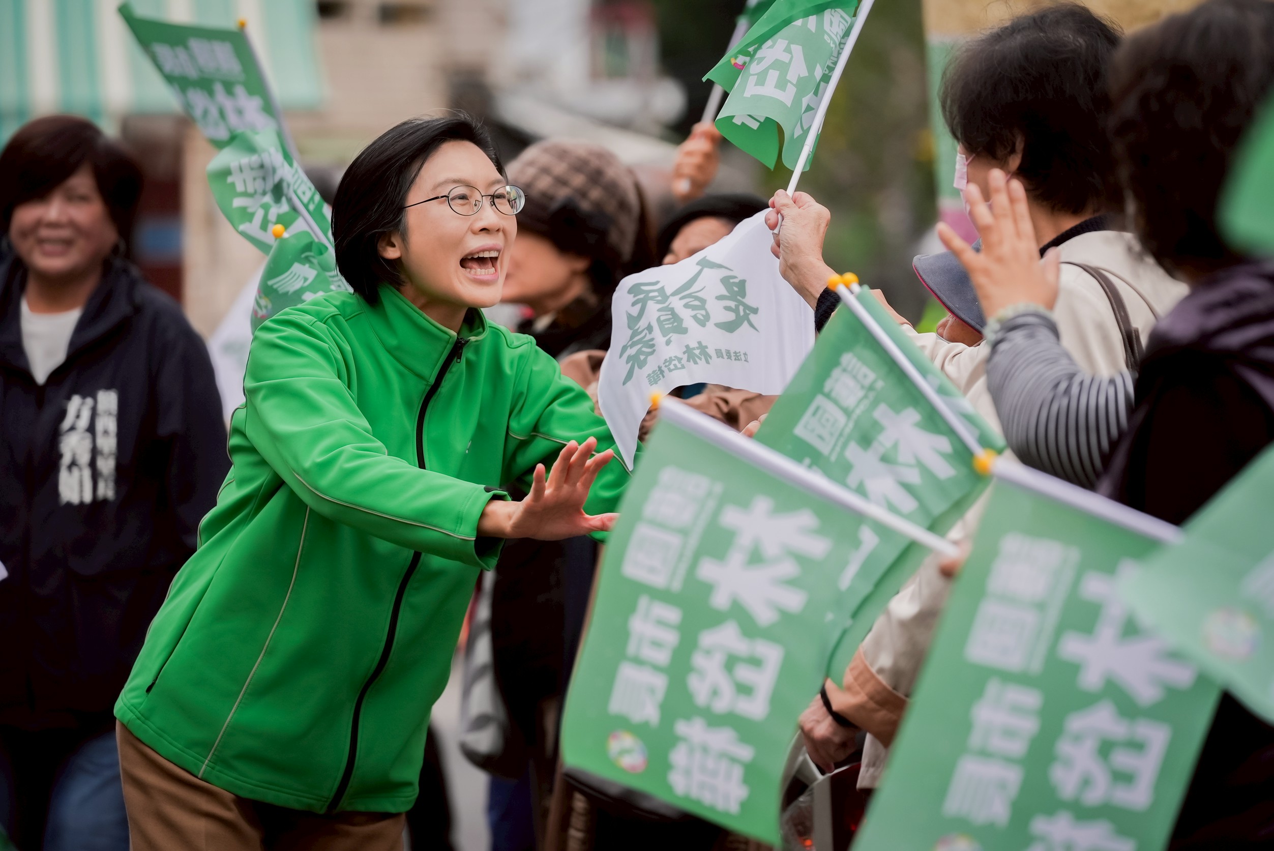 台灣新聞通訊社-高雄市長初選前最後衝刺 林岱樺強調「愛高雄、不會退黨」