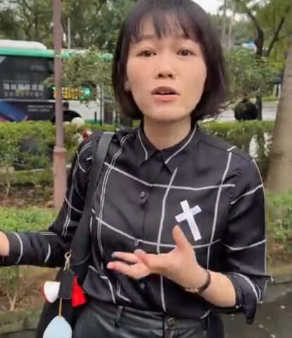 台灣新聞通訊社-吳欣岱再戰台北燈節「淪統戰秀場」藍再圍剿：腦袋被盜版入侵