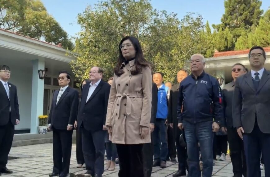 台灣新聞通訊社-蔣經國逝世38周年 鄭麗文謁陵：期許未來2、3年突破現狀