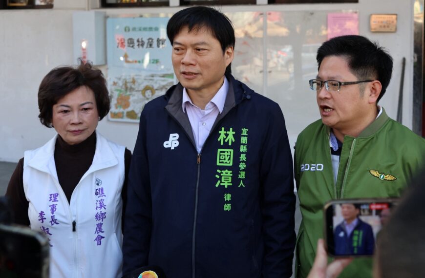 台灣新聞通訊社-北宜高鐵挨批決策失序 綠營縣長參選人林國漳稱讚好政策：應該支持