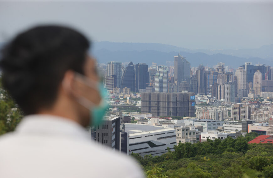 台灣新聞通訊社-大陸冷氣團挾空汙 今午後空品亮橘燈