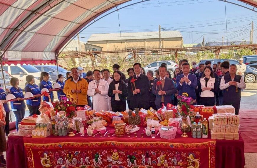 台灣新聞通訊社-今年步入超高齡社會 衛福部朴子醫院動土興建住宿式長照機構提升服務