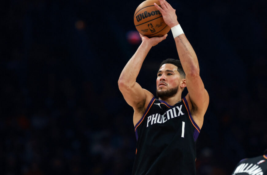 台灣新聞通訊社-NBA／明星賽票選僅排第17 太陽布克自認比前面的人更好