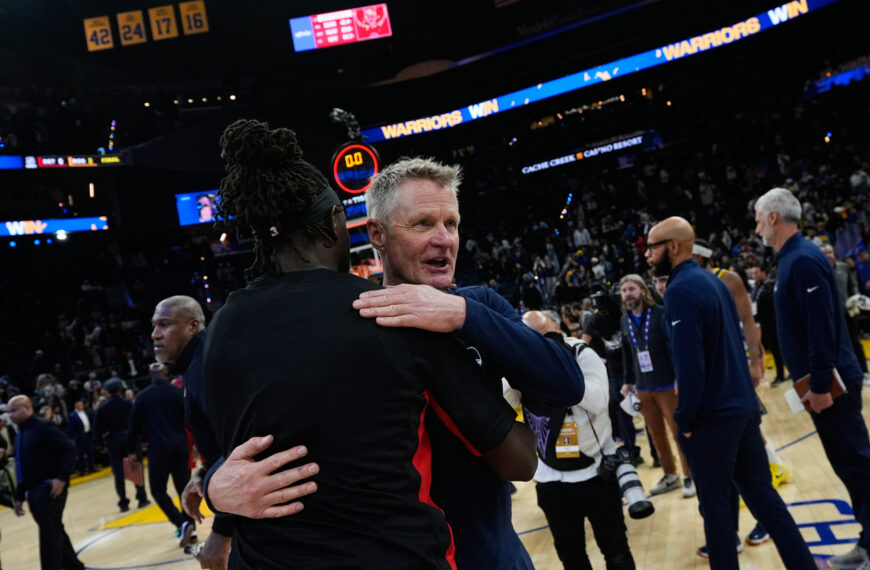 台灣新聞通訊社-NBA/勇士全隊僅庫明加被冰 柯爾:能讓每個人上場真好