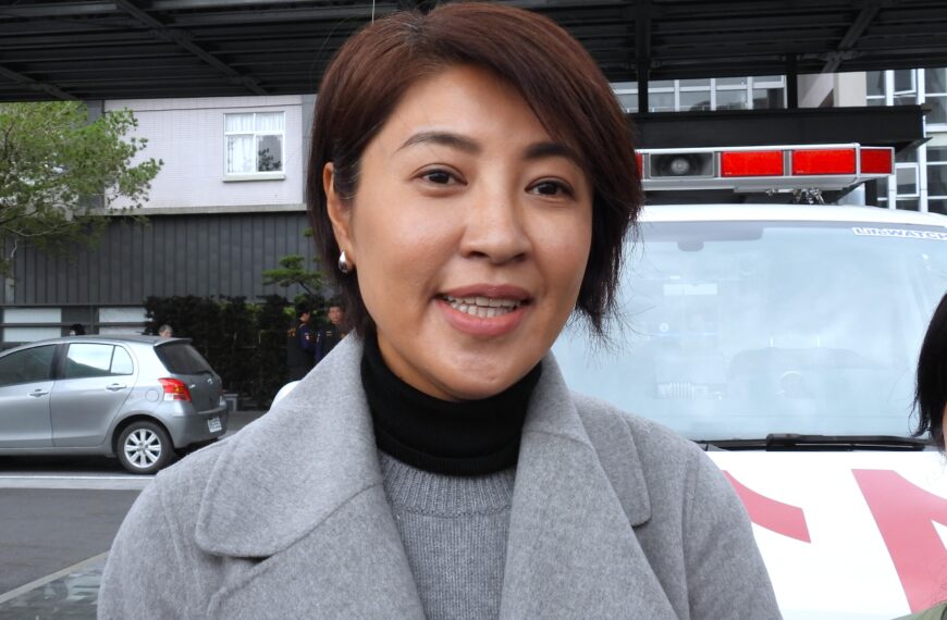 台灣新聞通訊社-民進黨提名溫世政參選南投縣長 許淑華:希望來場君子之爭