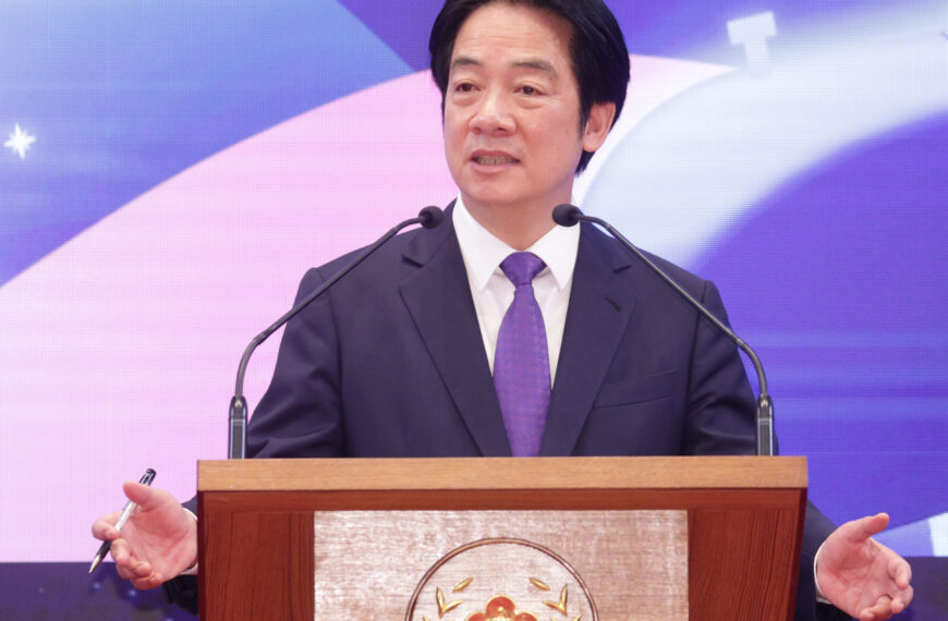 台灣新聞通訊社-金門縣長戰局 陳玉珍一枝獨秀 賴清德三問黨內「沒人選嗎」