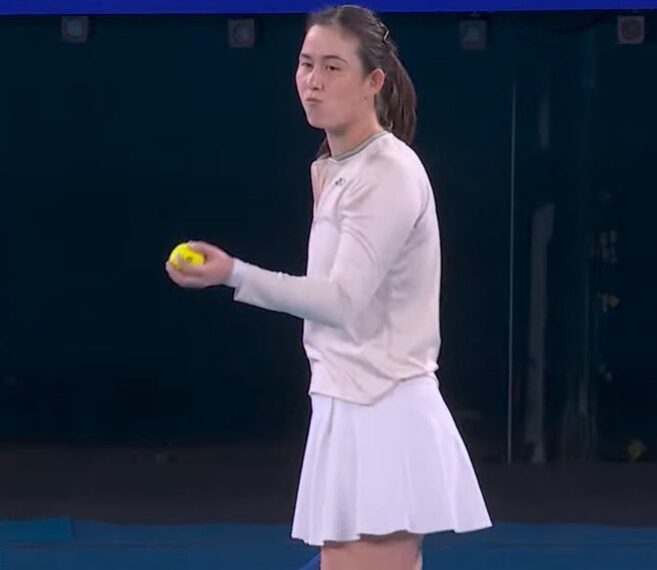 台灣新聞通訊社-澳網／一分賽台將葛藍喬安娜爆冷 打敗「壞小子」基里洛斯晉8強