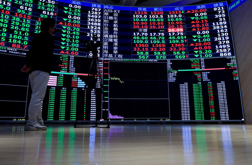 台灣新聞通訊社-國際金融、地緣政治詭譎 美股電子盤、台指期夜盤摔跤