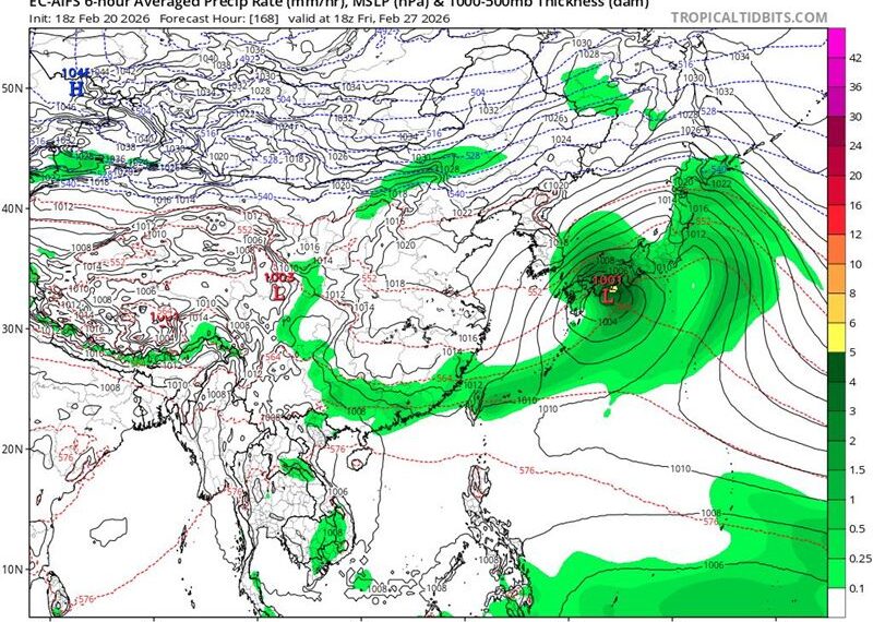 台灣新聞通訊社-春雨要來了！「這時開始」一路下到3月初