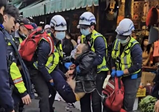 台灣新聞通訊社-快訊／苗栗砍警狂男市場隨機砍人　胸部中彈送醫搶救不治