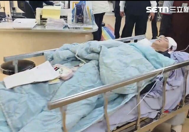 台灣新聞通訊社-苗栗男借手機遭拒砍警！33歲警員顱骨骨裂失血1千cc住加護病房