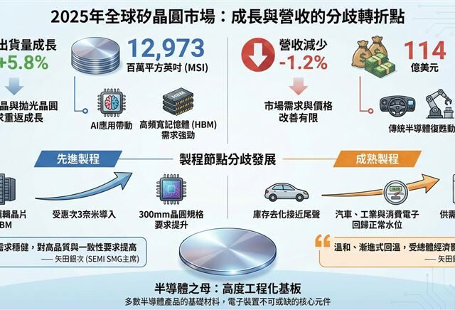 台灣新聞通訊社-矽晶圓產業報告　指標投資必看
