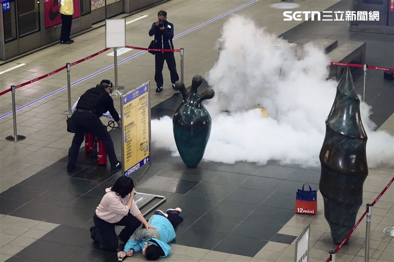 台灣新聞通訊社-收到細胞簡訊別恐慌！捷運大橋頭、三重國小站　明13:30無差別攻擊演練