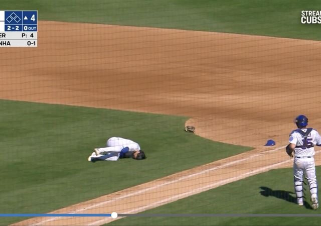 台灣新聞通訊社-MLB／「龍仔」接球和跑者擦撞傷退　小熊23日進一步評估傷勢