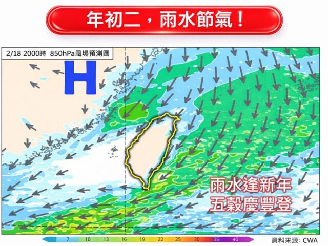 台灣新聞通訊社-今晨低溫10.6℃！初二北東濕涼「這天雨區再擴大」　下週又一波東北季風