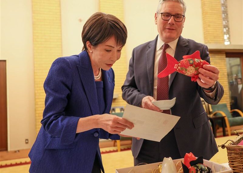 台灣新聞通訊社-施凱爾訪日！稱英日關係最強時刻、強化印太防務　高市獲邀訪英