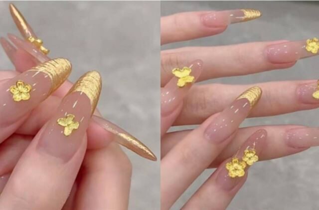 台灣新聞通訊社-陸女花14萬元「做黃金美甲」犒賞自己　全場笑：剪指甲時去掃金粉