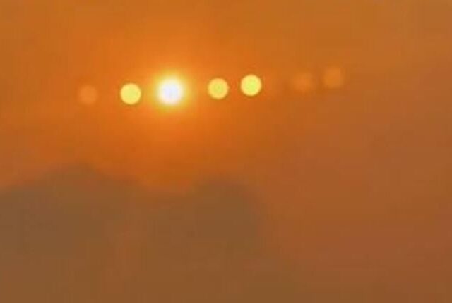 台灣新聞通訊社-赤馬年異象頻傳！哈爾濱驚見7個太陽　網熱議：預示王朝崩塌？