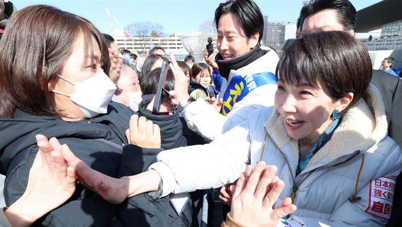 台灣新聞通訊社-氣溫急凍恐影響投票率？東京街頭選情緊繃維安升級　三立直擊選前最終戰