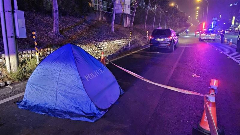 台灣新聞通訊社-50歲男倒臥國道遭3車輾斃！警揭「醉倒馬路」劣跡　親弟認屍：跟他不熟