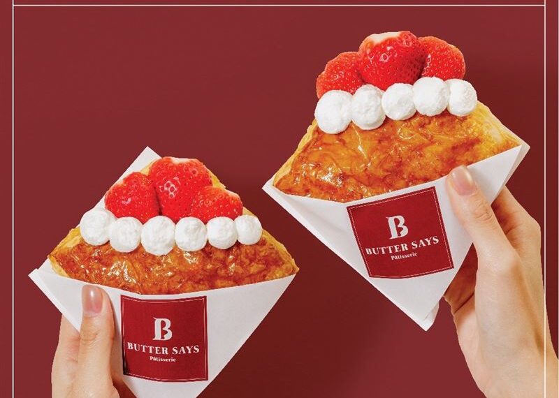 台灣新聞通訊社-2大「人氣甜點」來台南了　蘋果糖、草莓千層快閃新光三越小北門店