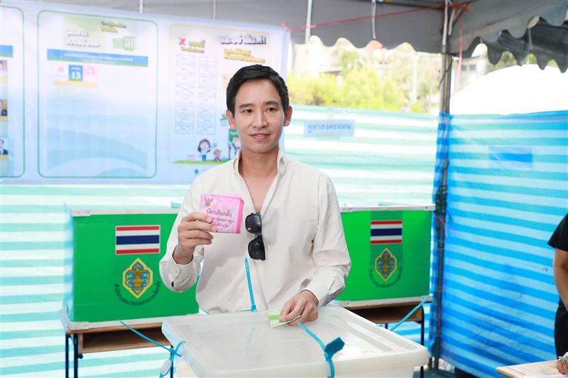 台灣新聞通訊社-泰國大選日！皮塔投完票來台宣傳新書　警告獨裁者操弄「政治娛樂化」