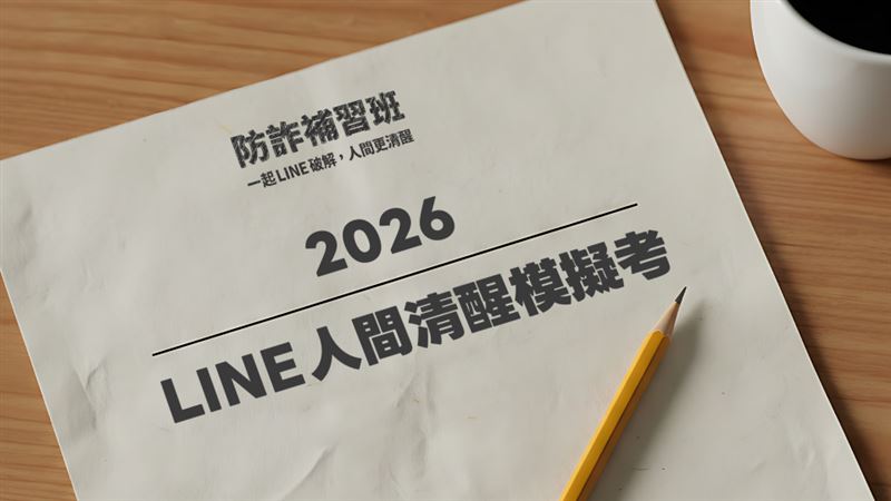 台灣新聞通訊社-LINE找邰智源坐鎮　「人間清醒模擬考」測驗你的防詐力