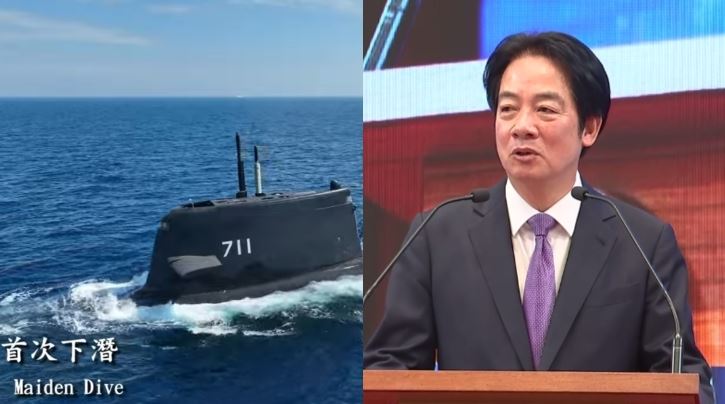 台灣新聞通訊社-海鯤號淺水潛航畫面曝！賴清德喊「感動」：讓世界看見台灣守護家園決心