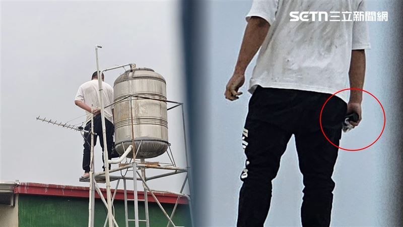 台灣新聞通訊社-對峙畫面曝！屏東毒梟拒捕…握手榴彈「半身跨陰陽」要引爆　嬸嬸勸降