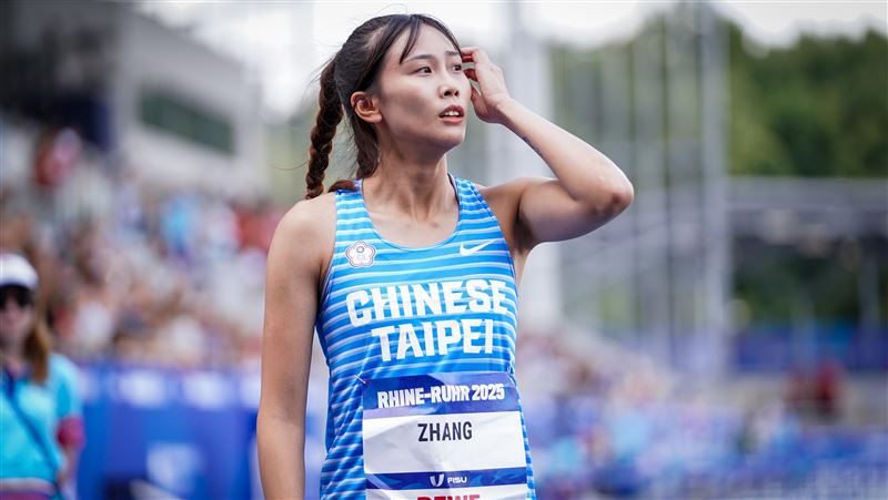 台灣新聞通訊社-田徑／「跨欄甜心」張博雅亞洲室內賽摘金　突破自我刷新全國紀錄