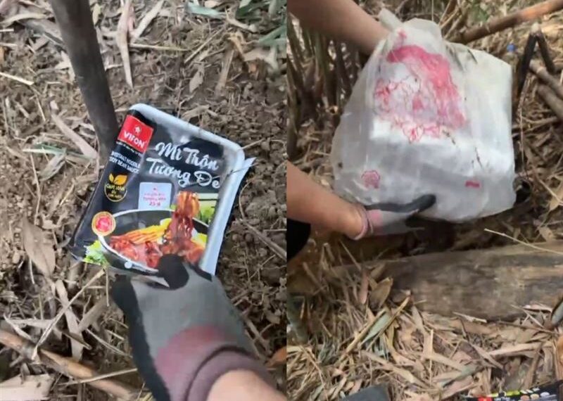 台灣新聞通訊社-販毒集團栽了！僱移工山區「埋包」、泡麵碗當記號　警方攻堅畫面曝光