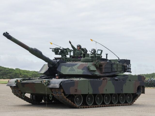 台灣新聞通訊社-地表最強戰車！軍方：第3批28輛M1A2T將運返台灣