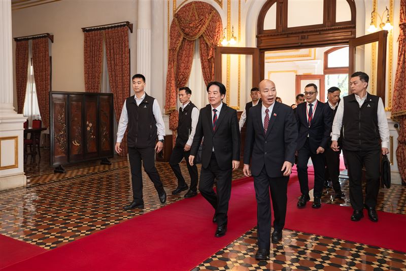 台灣新聞通訊社-新聞幕後／從派團赴美到邀五院茶敘　賴清德屢向韓國瑜釋善意促國政對話