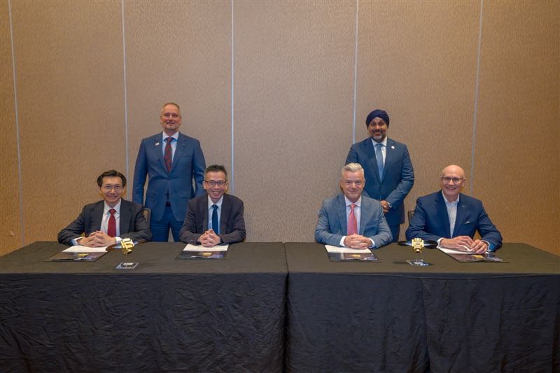 台灣新聞通訊社-6G黑科技來了？聯發科聯手這3家頂尖公司　要一起飛上太空　簽約畫面曝