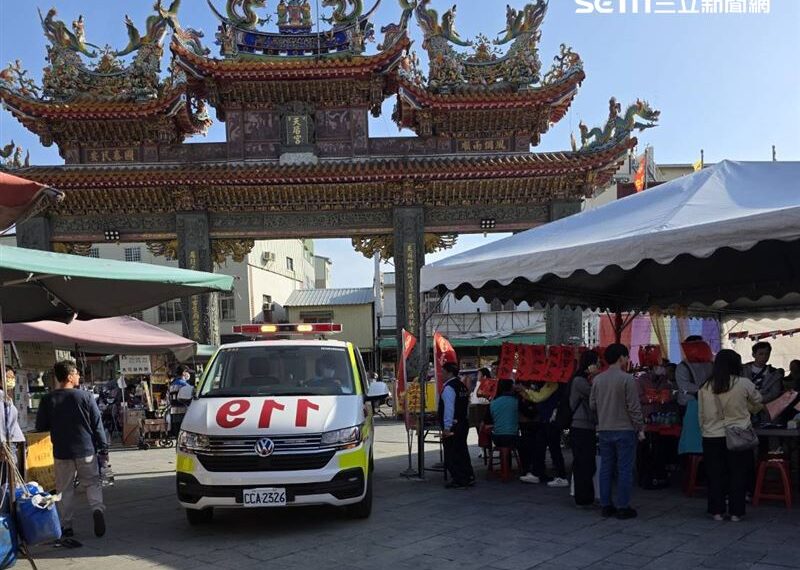 台灣新聞通訊社-安平媽祖感應救人！信徒噎昏突然倒地　「暖醫跪地CPR」來頭不小身份曝