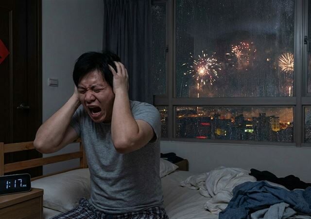 台灣新聞通訊社-除夕夜半夜還在放鞭炮！輪班族崩潰「被迫守歲」春節管制、規定曝光