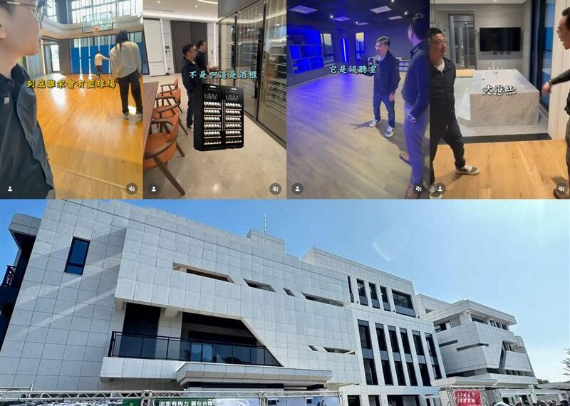 台灣新聞通訊社-謝典林開箱700坪白宮「斷姊姊縣長路」？周軒揭現實：地方恐不覺得