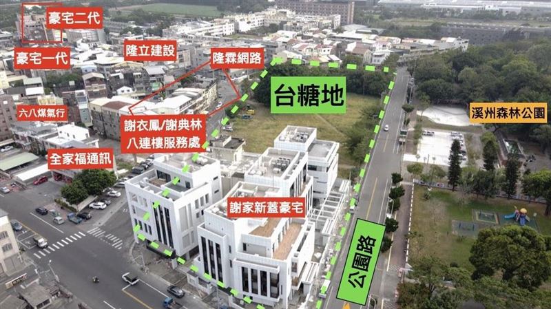 台灣新聞通訊社-謝典林開箱謝家白宮！他嘆氣：國民黨就是一堆這種地方派系吃銅吃鐵