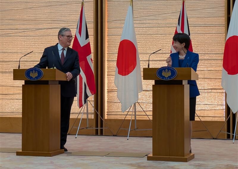 台灣新聞通訊社-英相施凱爾訪日會晤高市早苗　同意加強印太安全