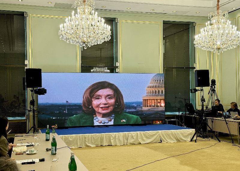 台灣新聞通訊社-柏林世界論壇　裴洛西：孤立台灣將引發全球性災難