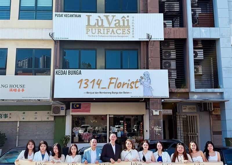 台灣新聞通訊社-馬來西亞一個月連開8家震撼東協 露琺意皮膚管理新春開紅盤